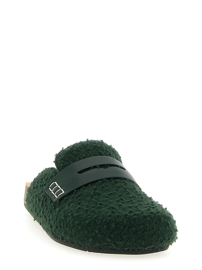 'Felt Loafer' mules Flat shoes