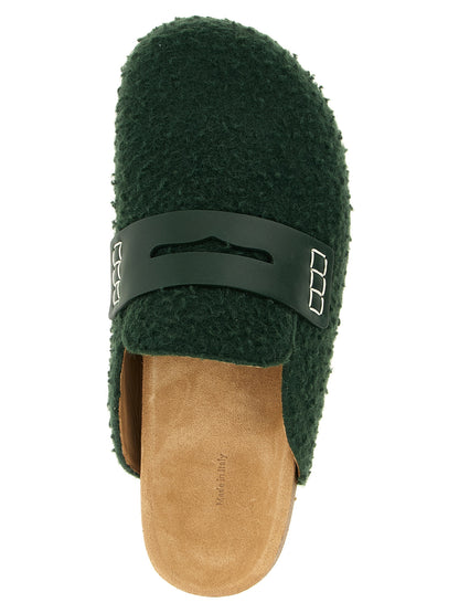 'Felt Loafer' mules Flat shoes