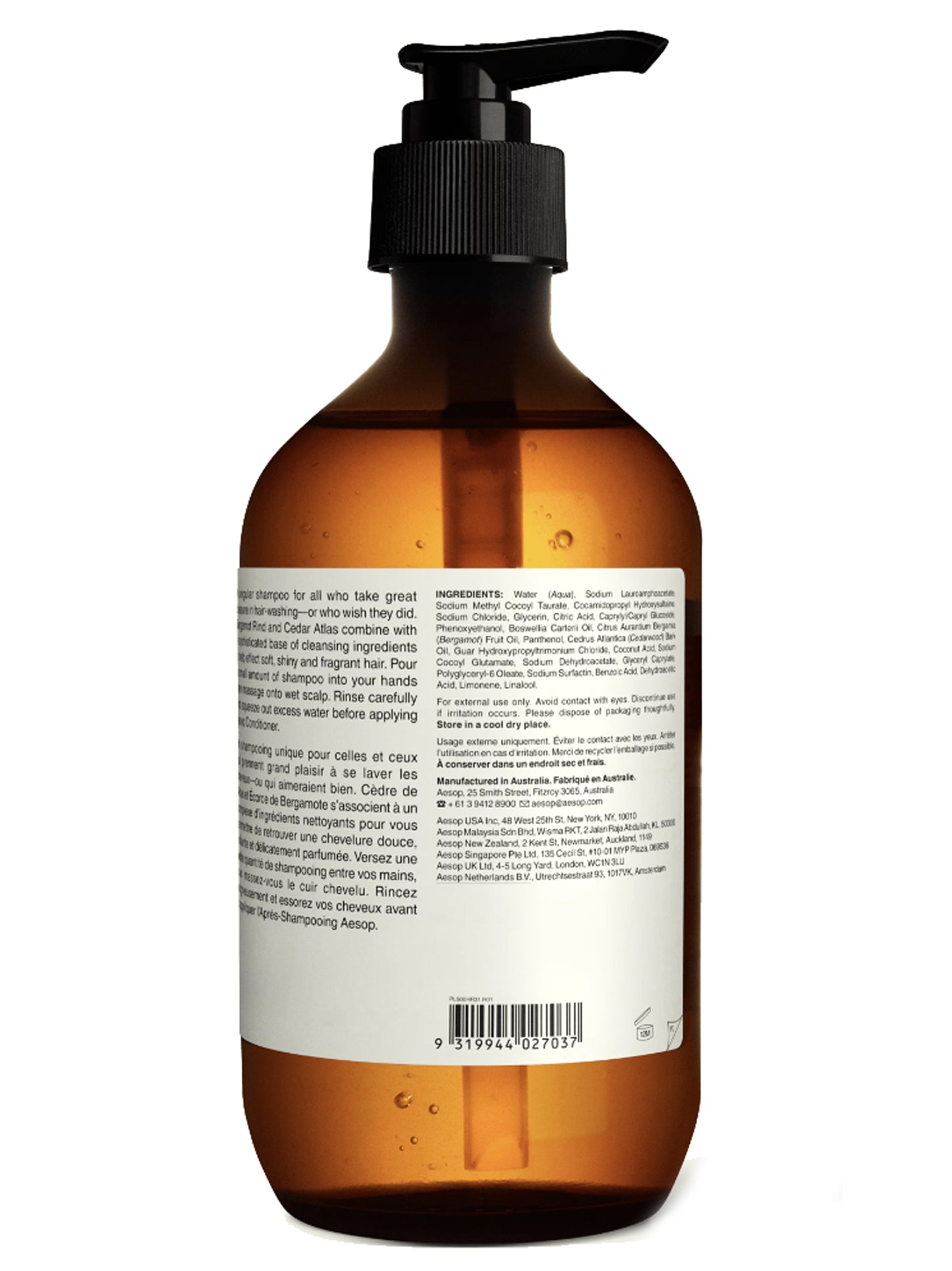 Shampoo 'Bergamot Rind' 500 ml Cura della persona