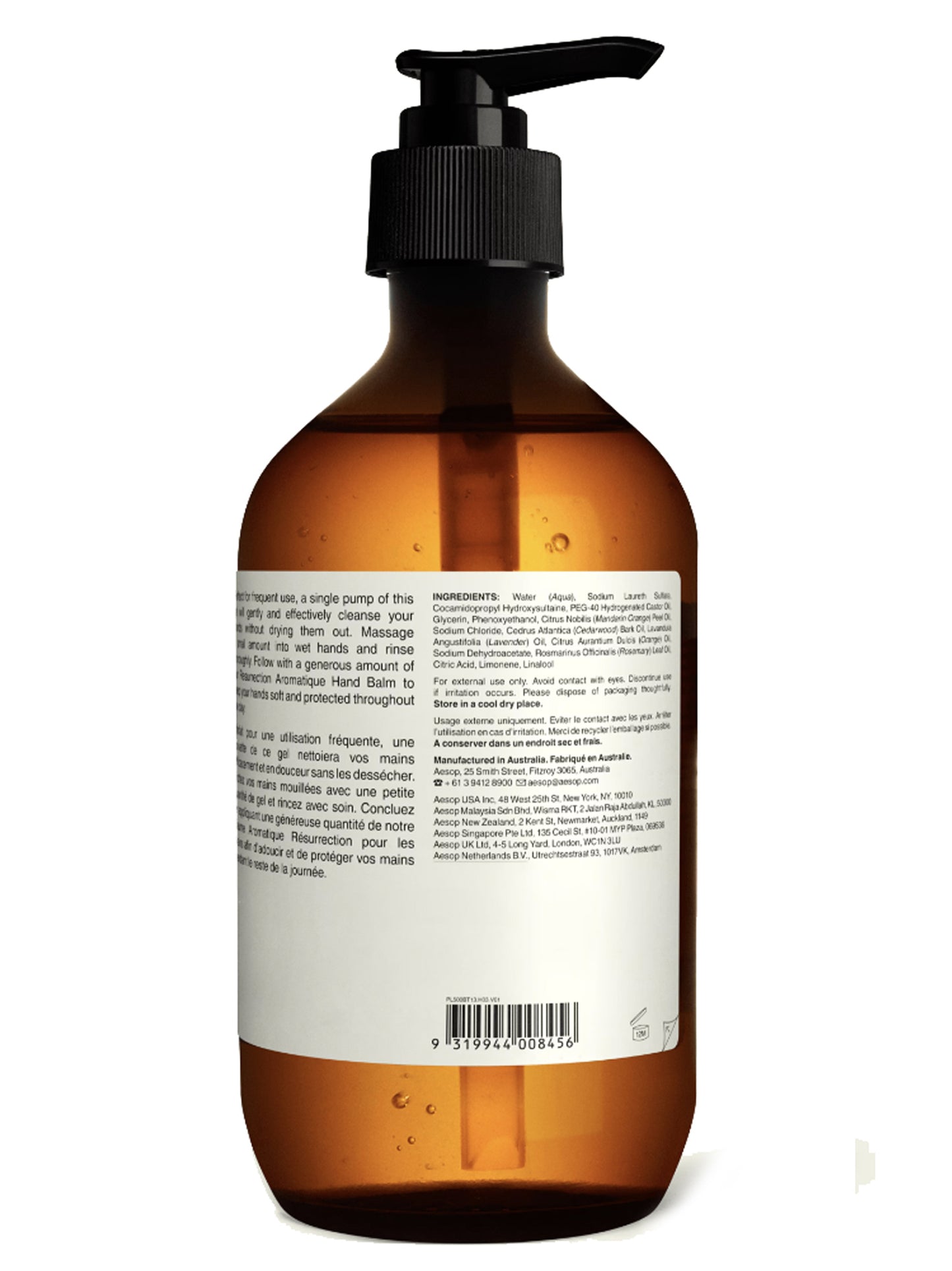 'Resurrection Aromatique' hand soap 500 ml Cura della persona