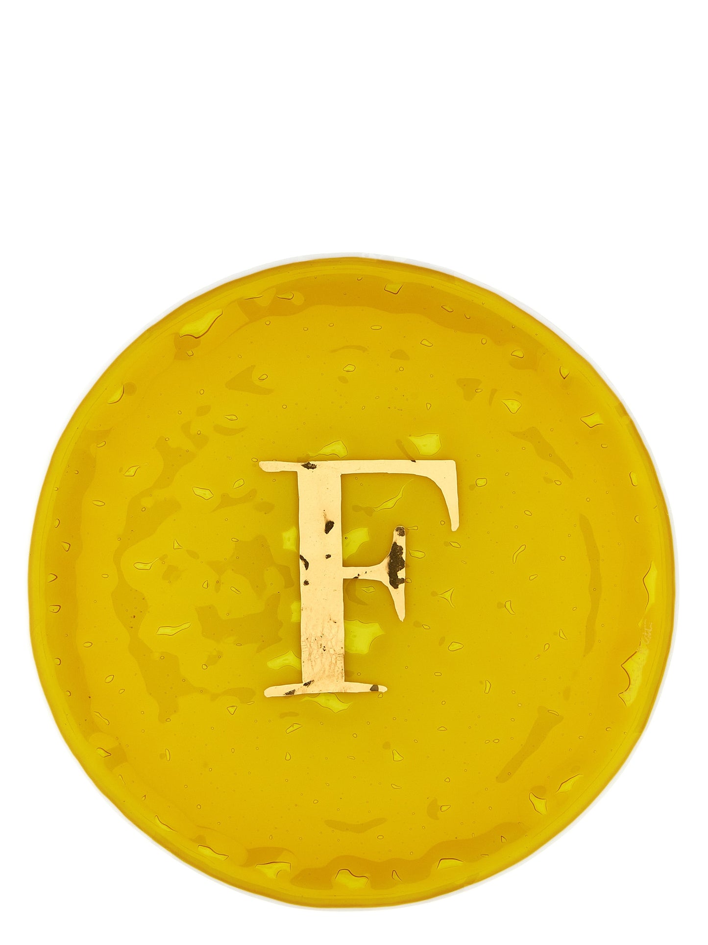 Plate letter 'F' Empty pocket accessories