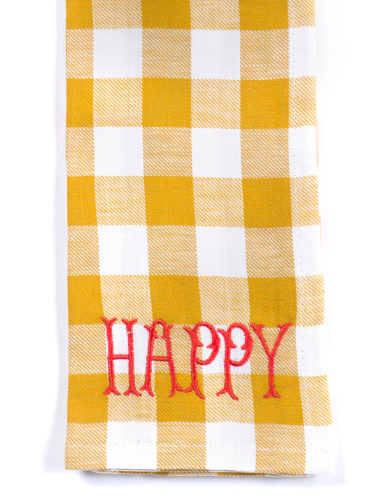 'Happy' napkin Kitchen linen