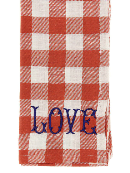 'Love' napkin Kitchen linen