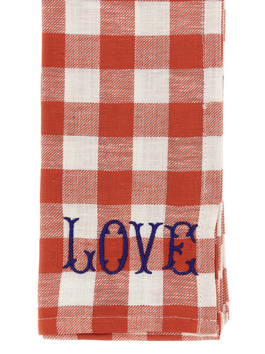 'Love' napkin Kitchen linen