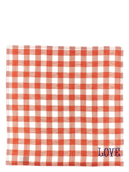 'Love' napkin Kitchen linen