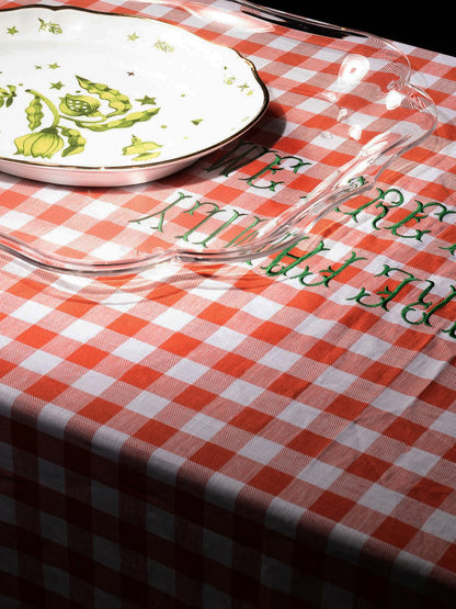 'We are a family' linen Kitchen linen