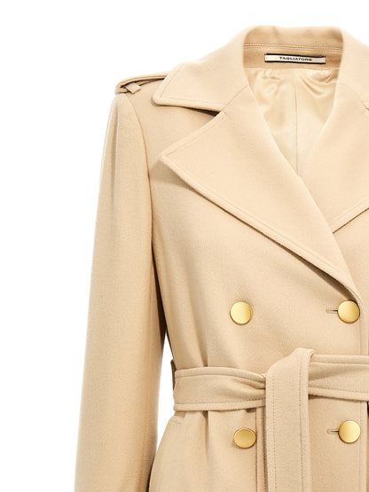 'Luanne' Double-Breasted Coat Coats, trench coats