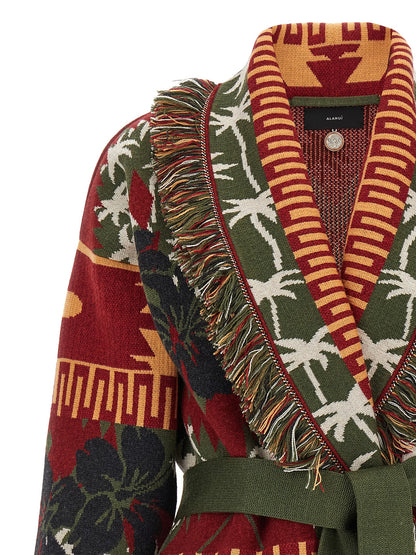 'Hibiscus Bloom' cardigan Sweater, cardigans