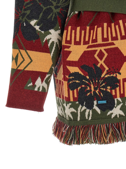 'Hibiscus Bloom' cardigan Sweater, cardigans