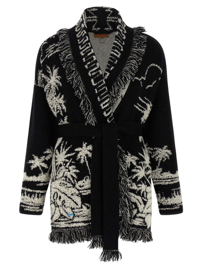 'Palm Grove Tales' cardigan Sweater, cardigans