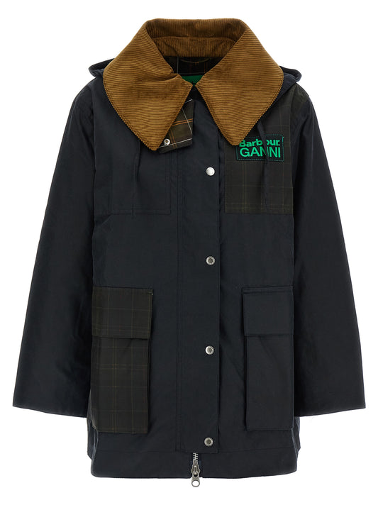 Parka Barbour X GANNI Down jacket, Parka, Casual jackets