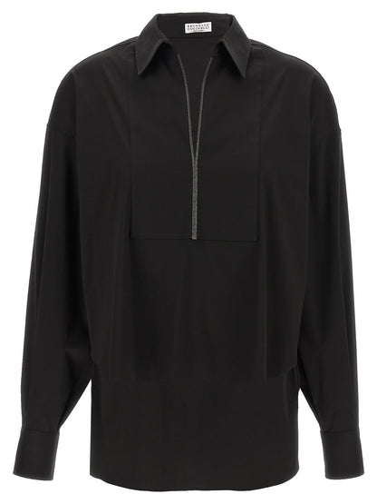 V-neck shirt Monile Shirt, blouse