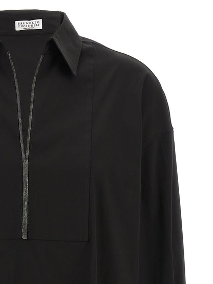 V-neck shirt Monile Shirt, blouse
