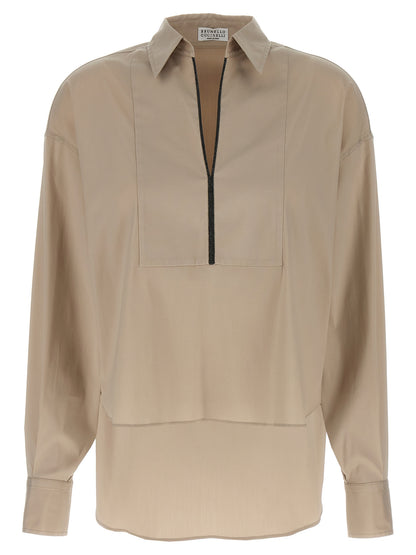 V-neck shirt Monile Shirt, blouse