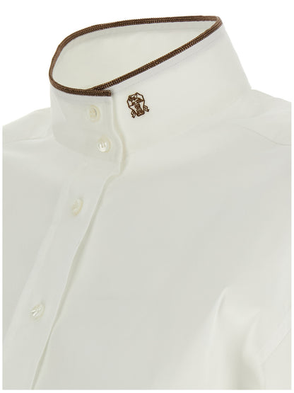 'Shiny Collar Detail' shirt Shirt, blouse
