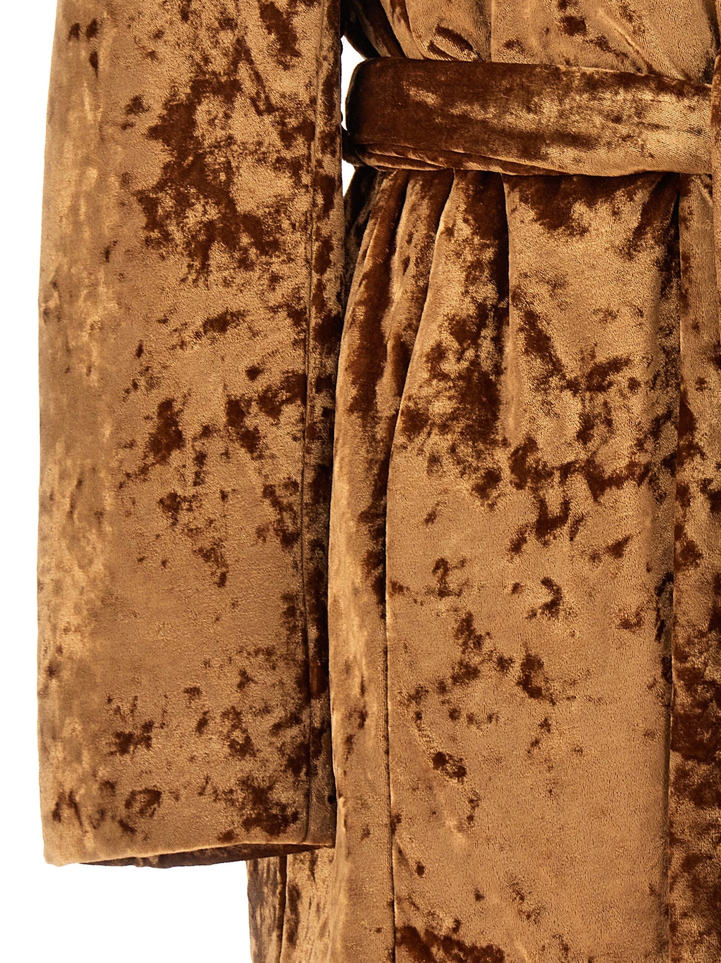 'Crushed velvet' coat Coats, trench coats
