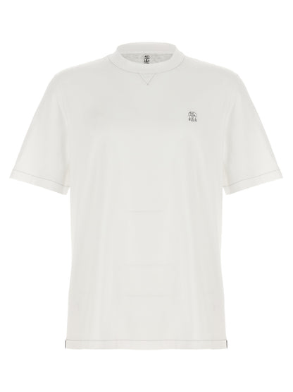 Logo embroidery t-shirt T-shirt