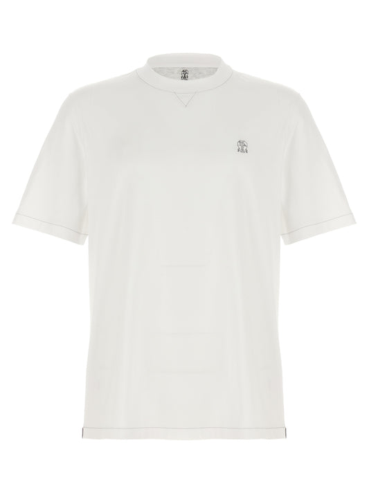Logo embroidery t-shirt T-shirt