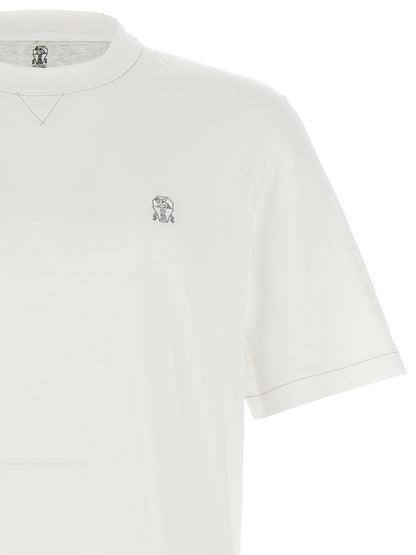 Logo embroidery t-shirt T-shirt