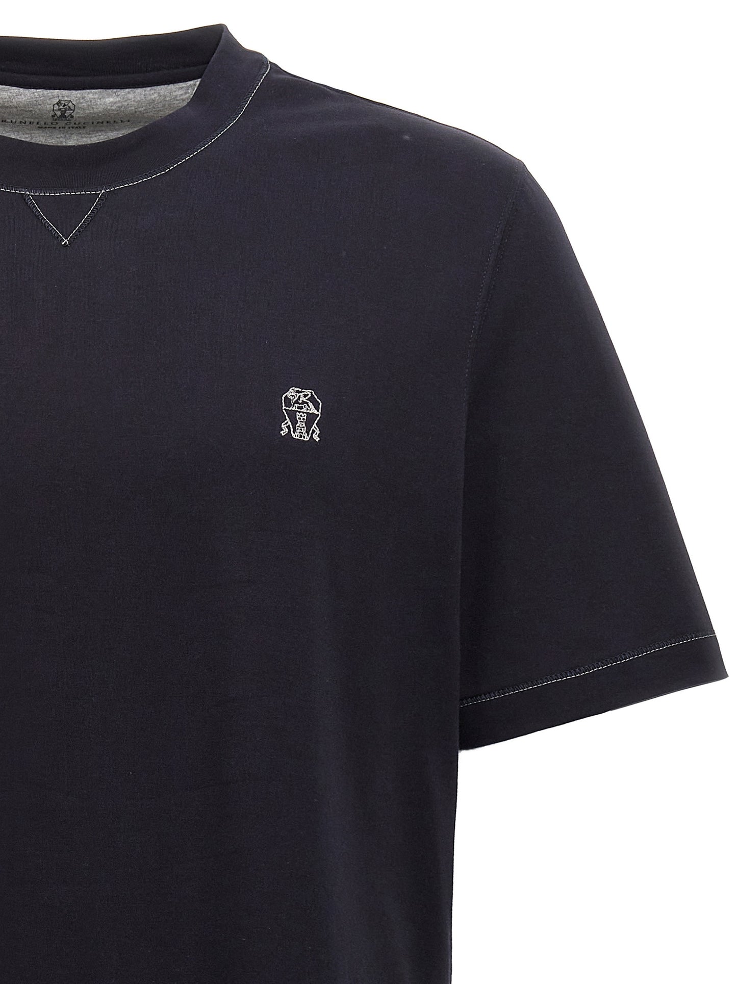 Logo embroidery t-shirt T-shirt