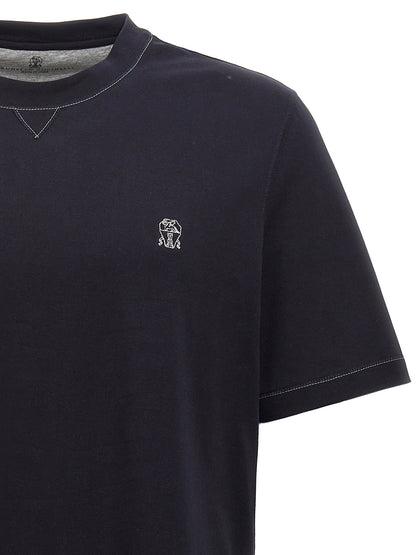 Logo embroidery t-shirt T-shirt