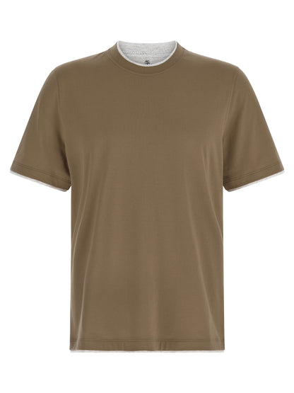 Double layer t-shirt T-shirt