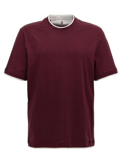 Double layer t-shirt T-shirt
