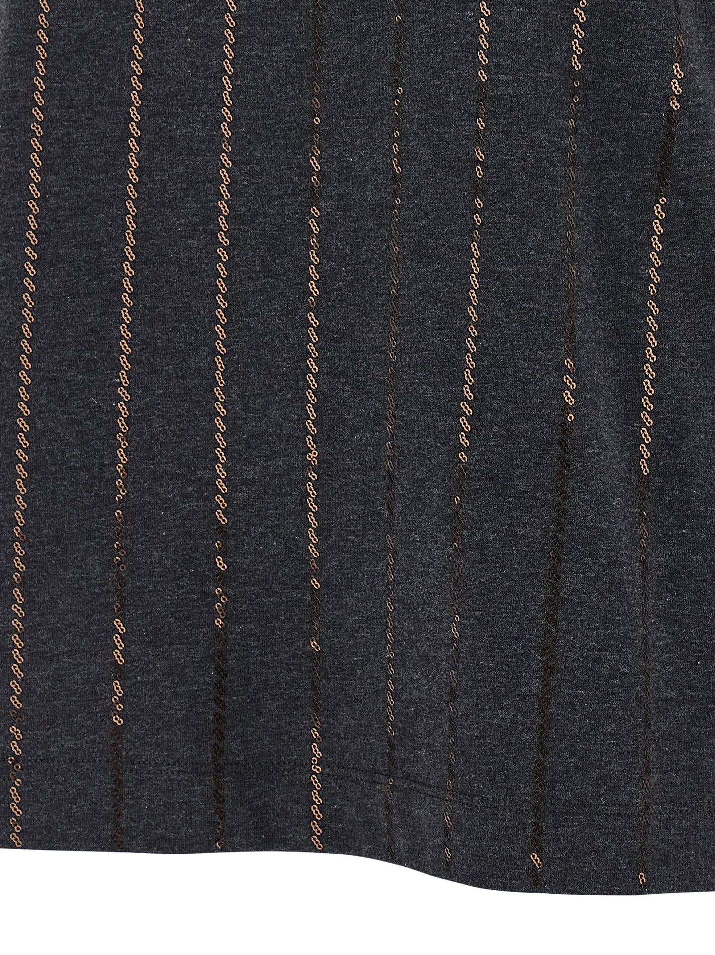 'Dazzling Chalk Stripe Embroidery' T-shirt T-shirt