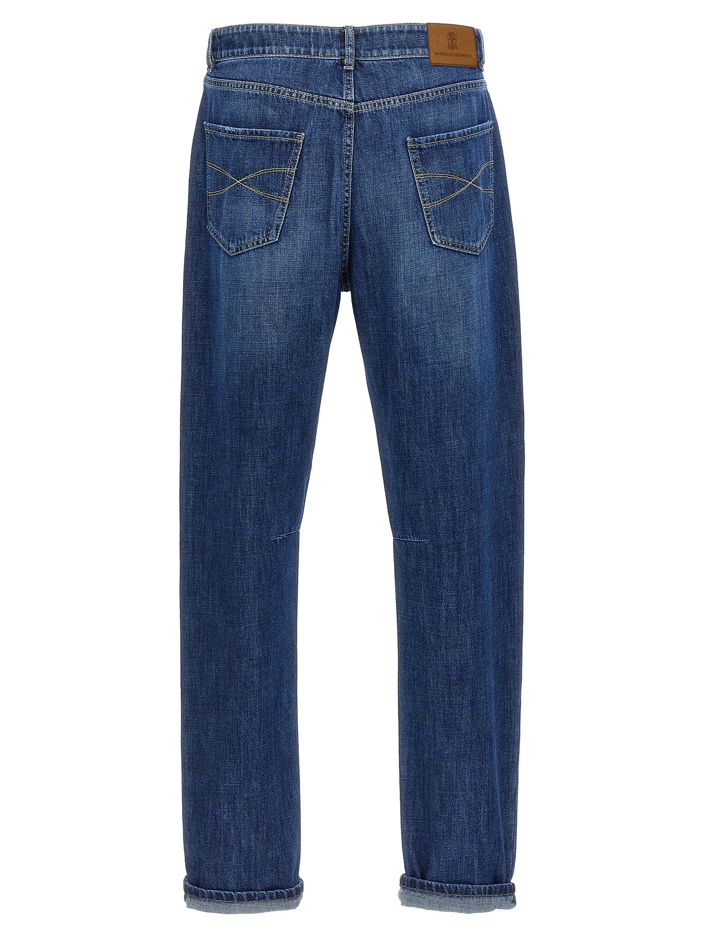 Logo embroidery denim jeans Jeans