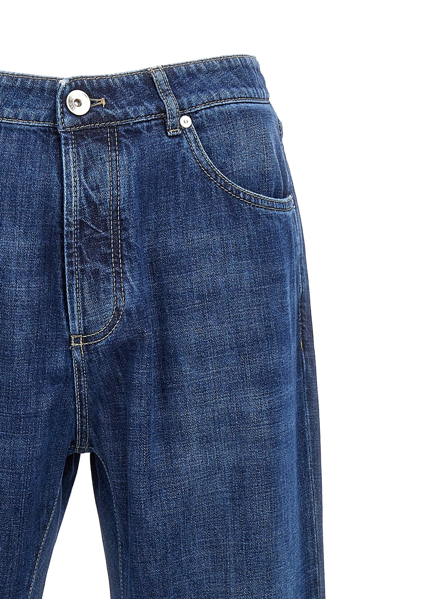 Logo embroidery denim jeans Jeans