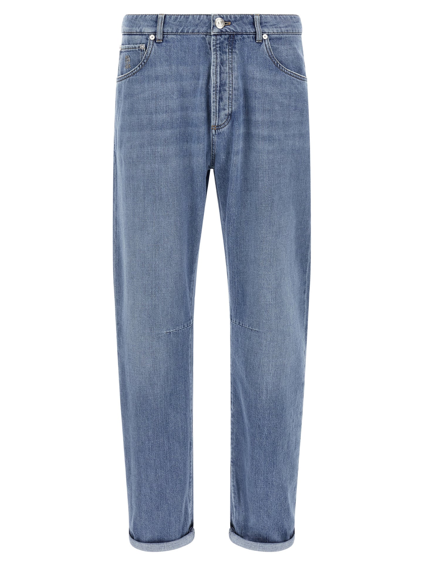 Logo embroidery denim jeans Jeans