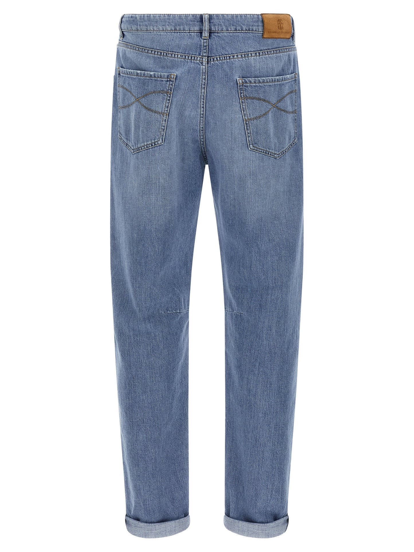 Logo embroidery denim jeans Jeans