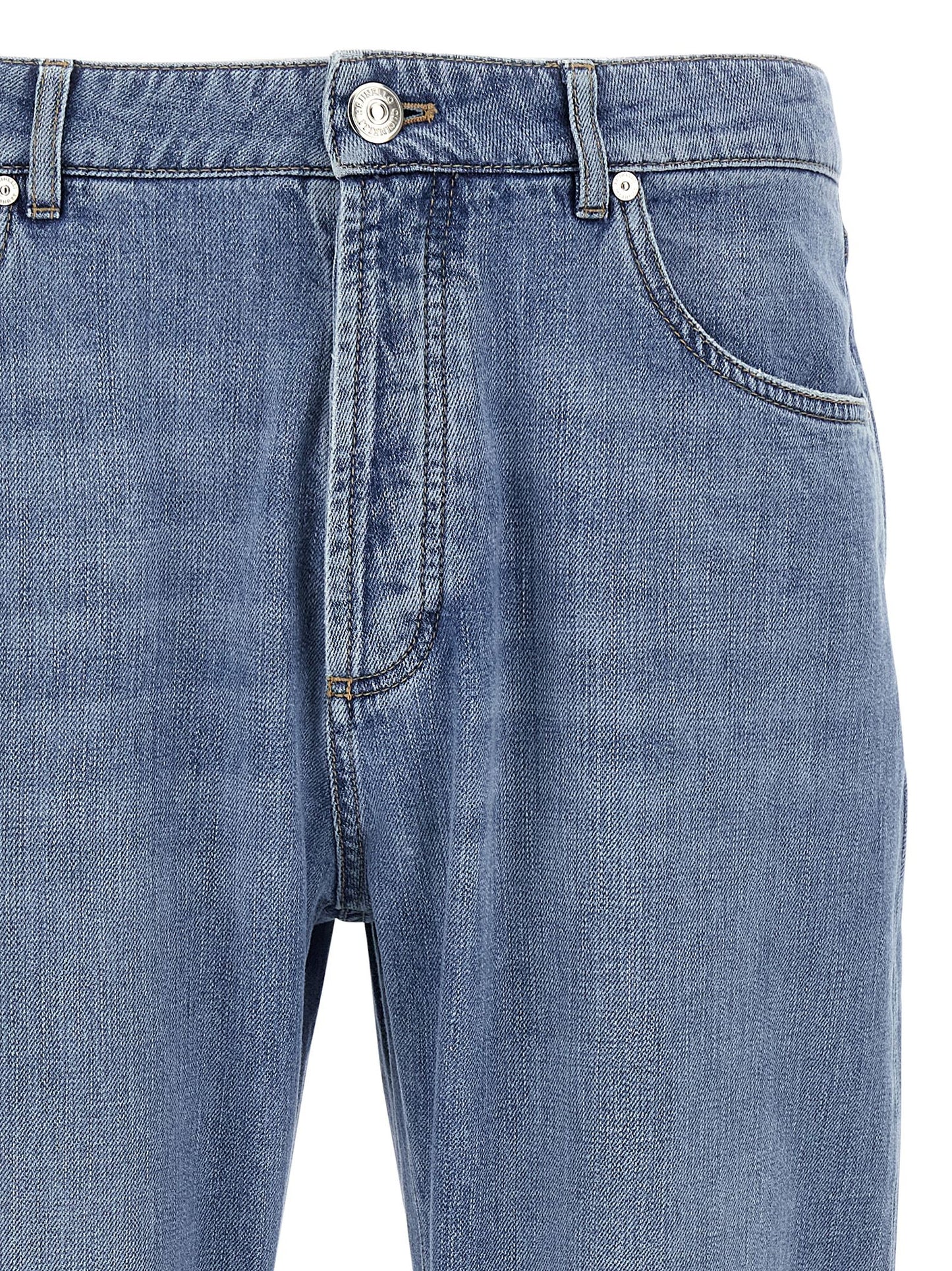 Logo embroidery denim jeans Jeans
