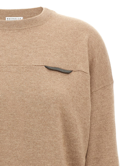 Monile crop sweater Sweater, cardigans