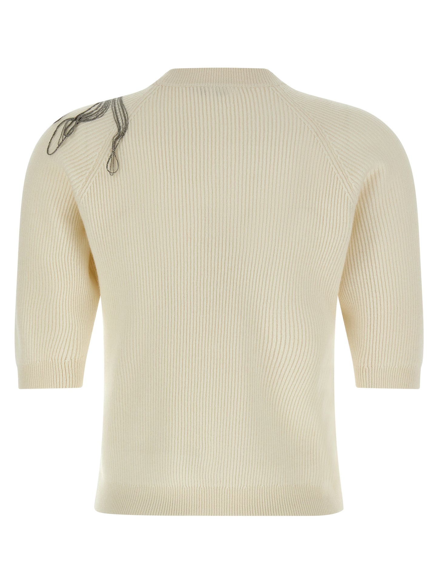 'Shiny Flower Embroidery' sweater Sweater, cardigans