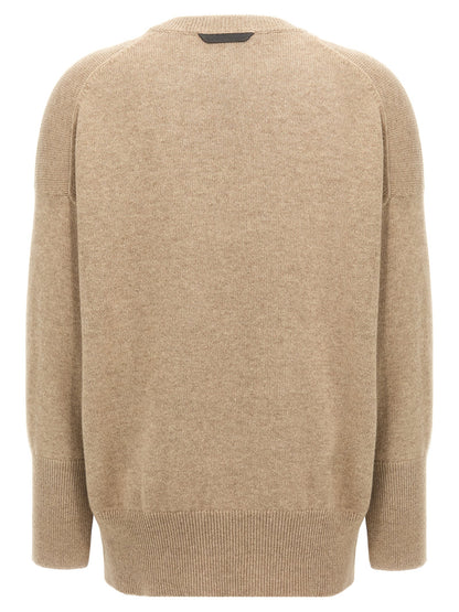 'Monile' detail sweater Sweater, cardigans