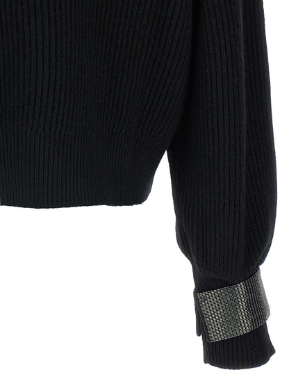 'Monile' cuffs sweater Sweater, cardigans