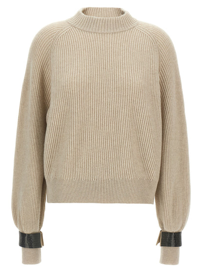 'Monile' cuffs sweater Sweater, cardigans