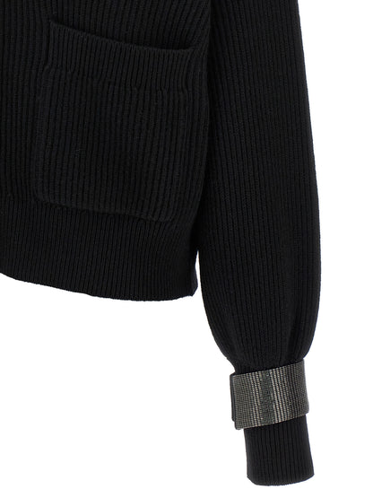 Monile cuff cardigan Sweater, cardigans