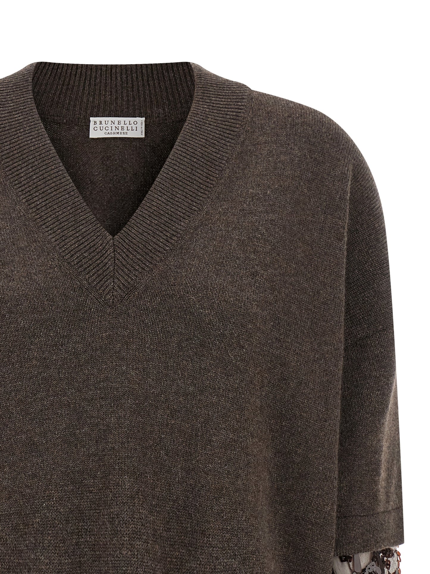 Sequin sleeve sweater Sweater, cardigans