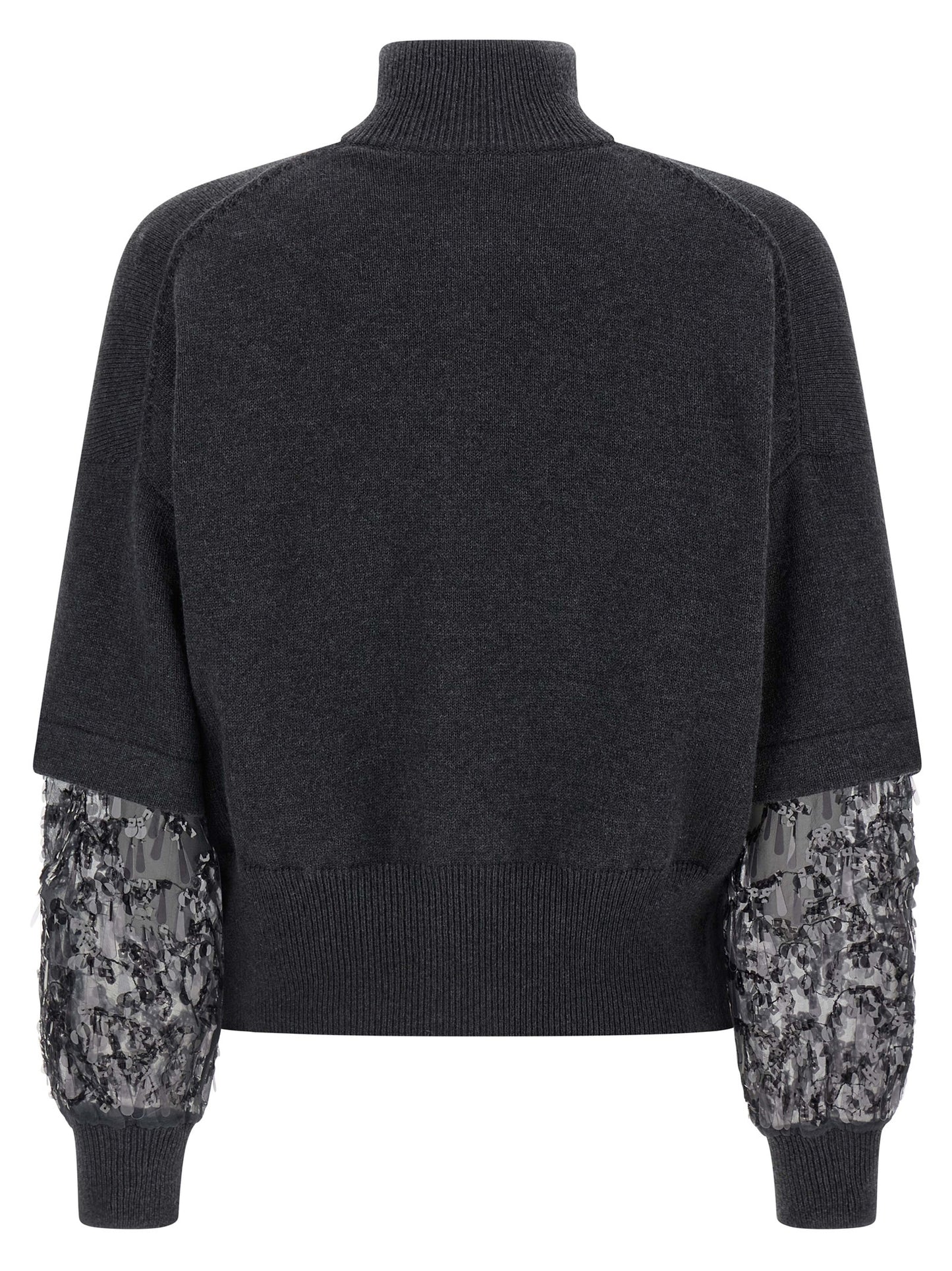 Sequin sleeve cardigan Sweater, cardigans