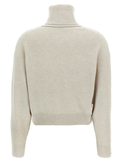 Ribbed turtleneck sweater Sweater, cardigans