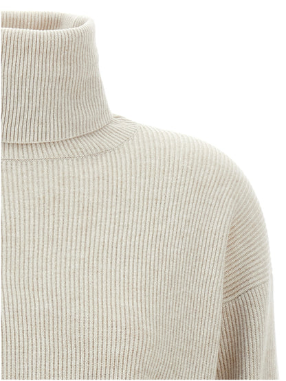 Ribbed turtleneck sweater Sweater, cardigans
