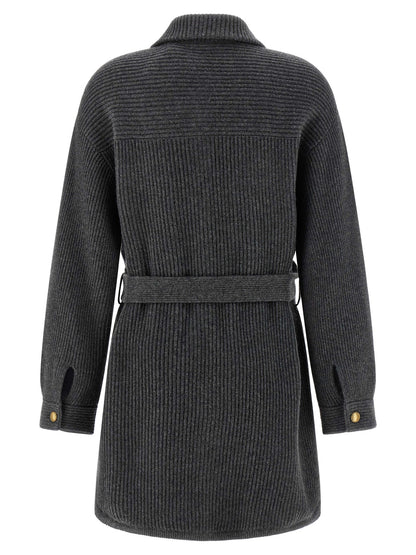 English ribbed cardigan Sweater, cardigans