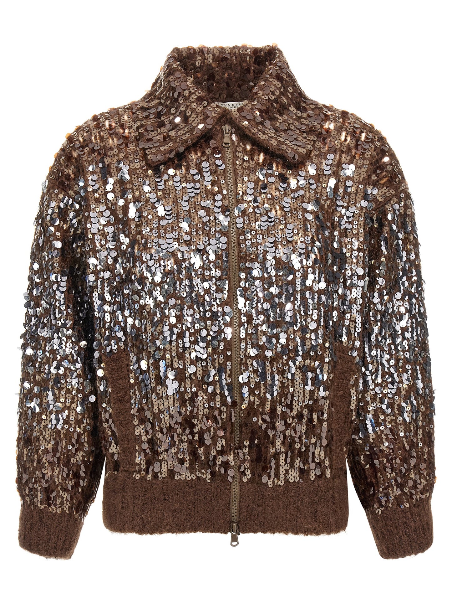 'Dazzling Dégradé Embroidery' cardigan Sweater, cardigans
