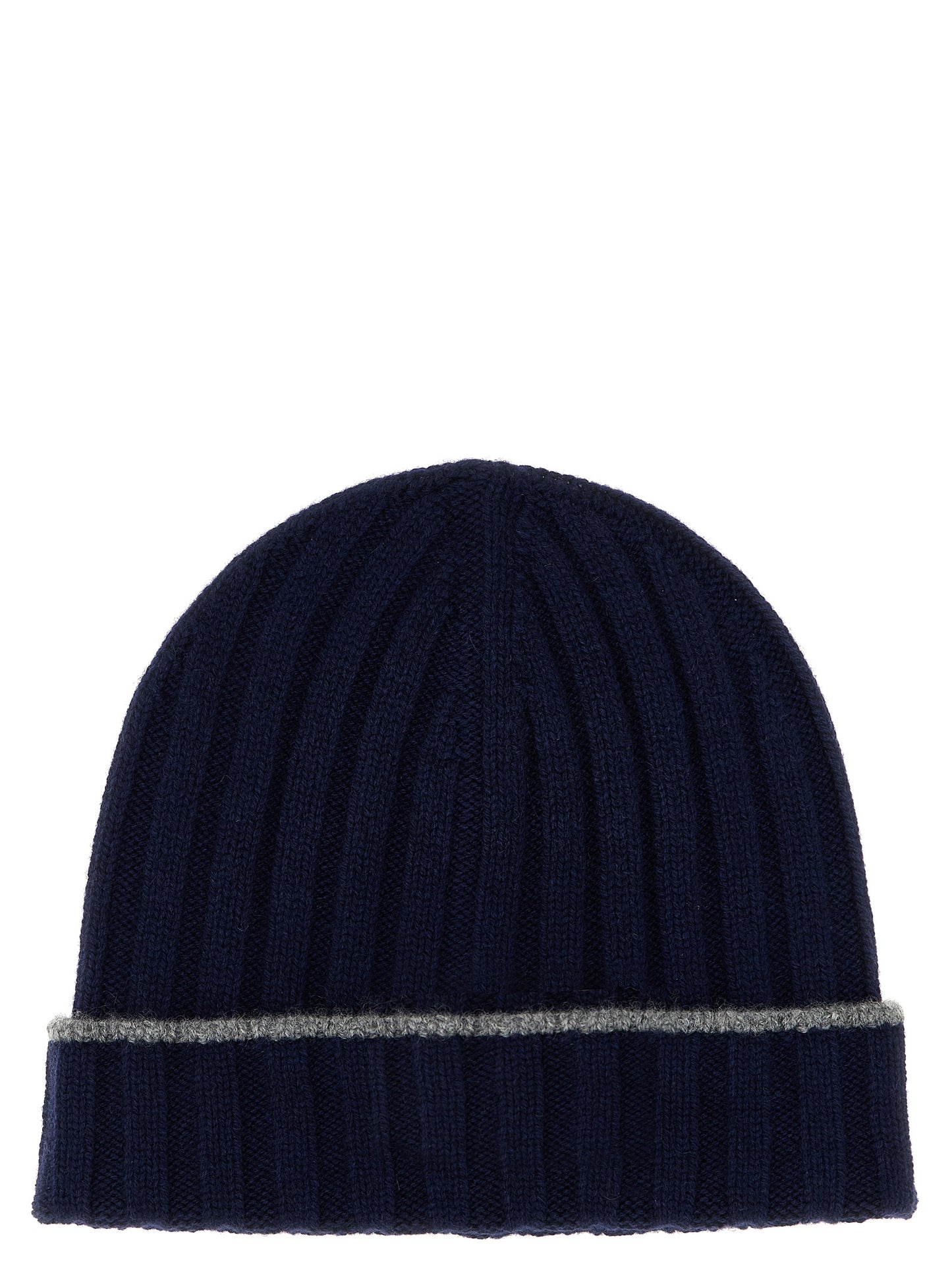 Contrast line beanie Hats