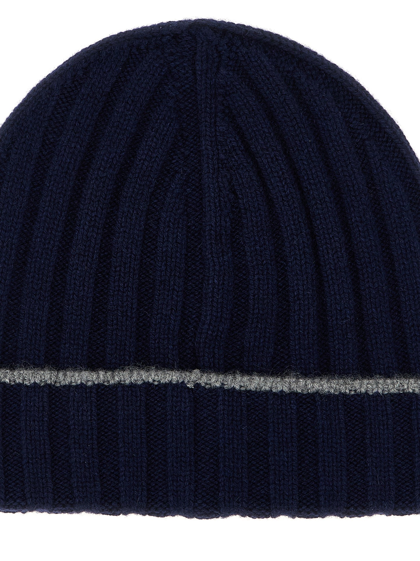 Contrast line beanie Hats