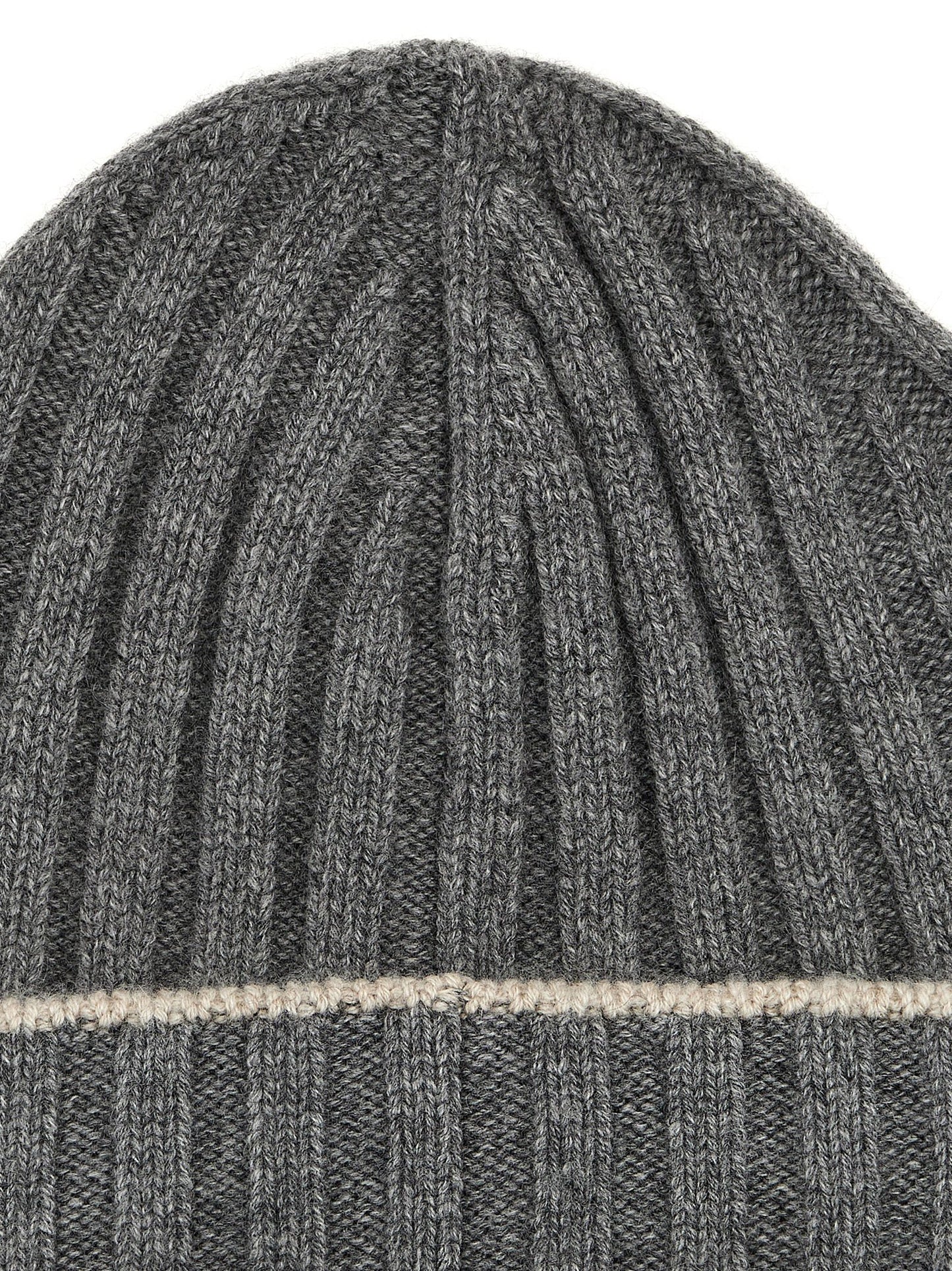 Contrast line beanie Hats