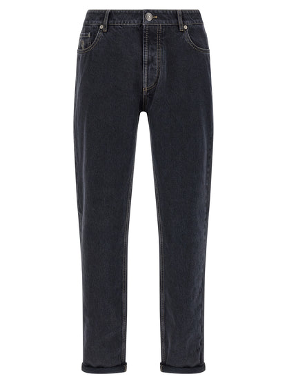 Garment-dyed jeans Jeans