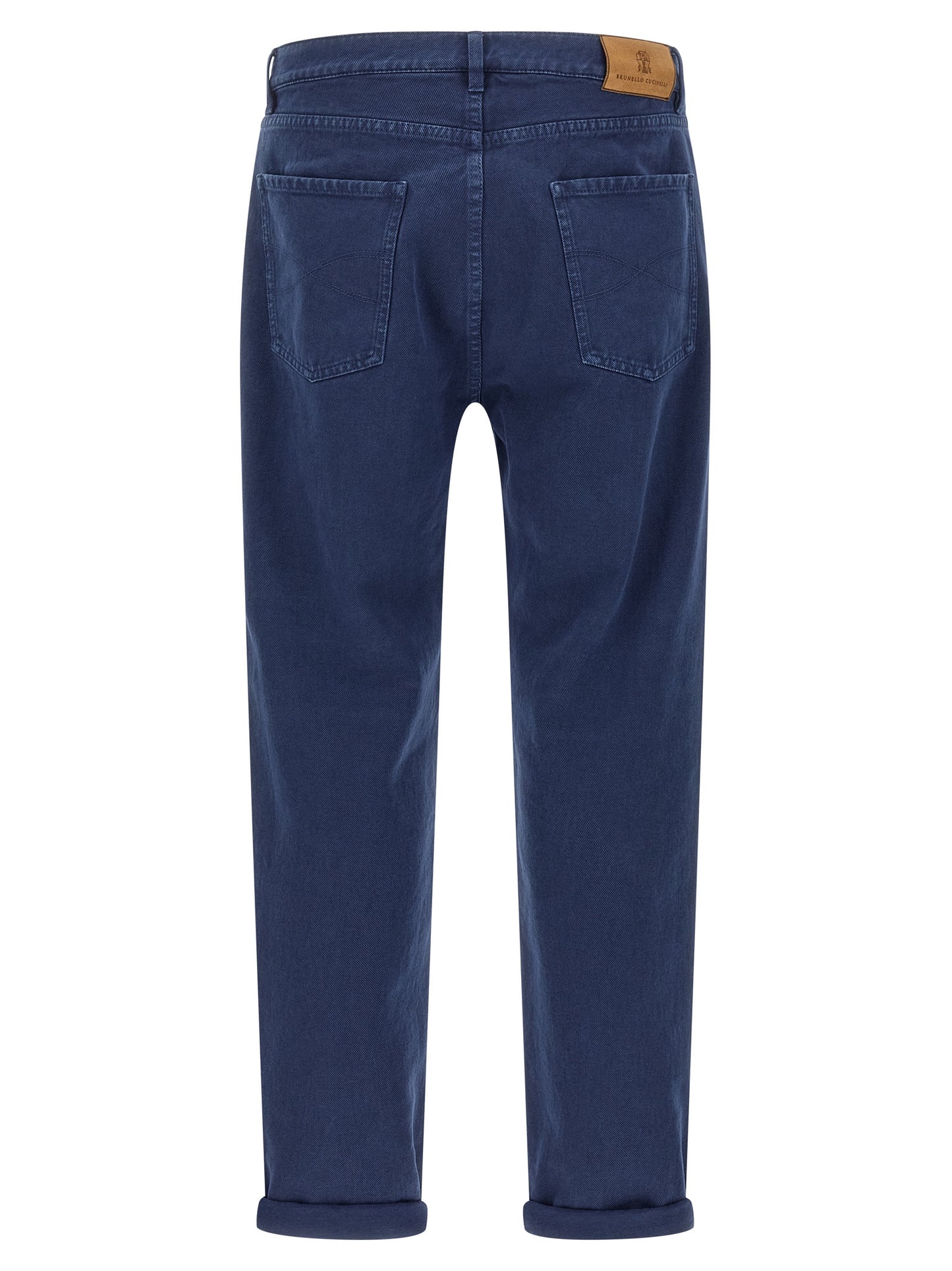 Garment-dyed denim jeans Jeans